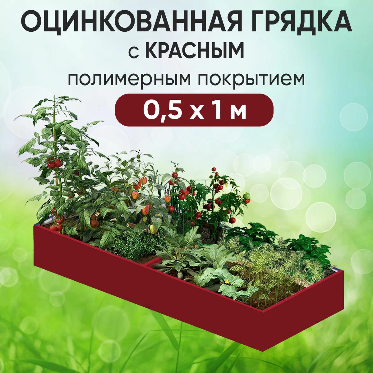 Грядка красная (0,5 х 1)