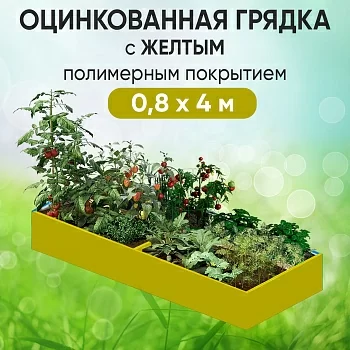 Грядка желтая (0,8 х 4)